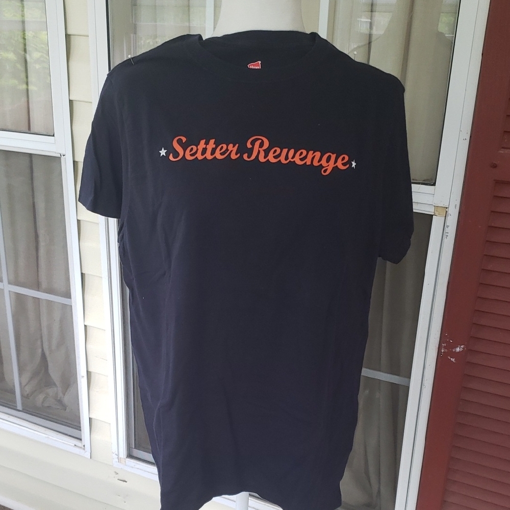 Setter Revenge National 2013 Champion Design Shawdow Oak Bo Blue ‎ T-Shirt